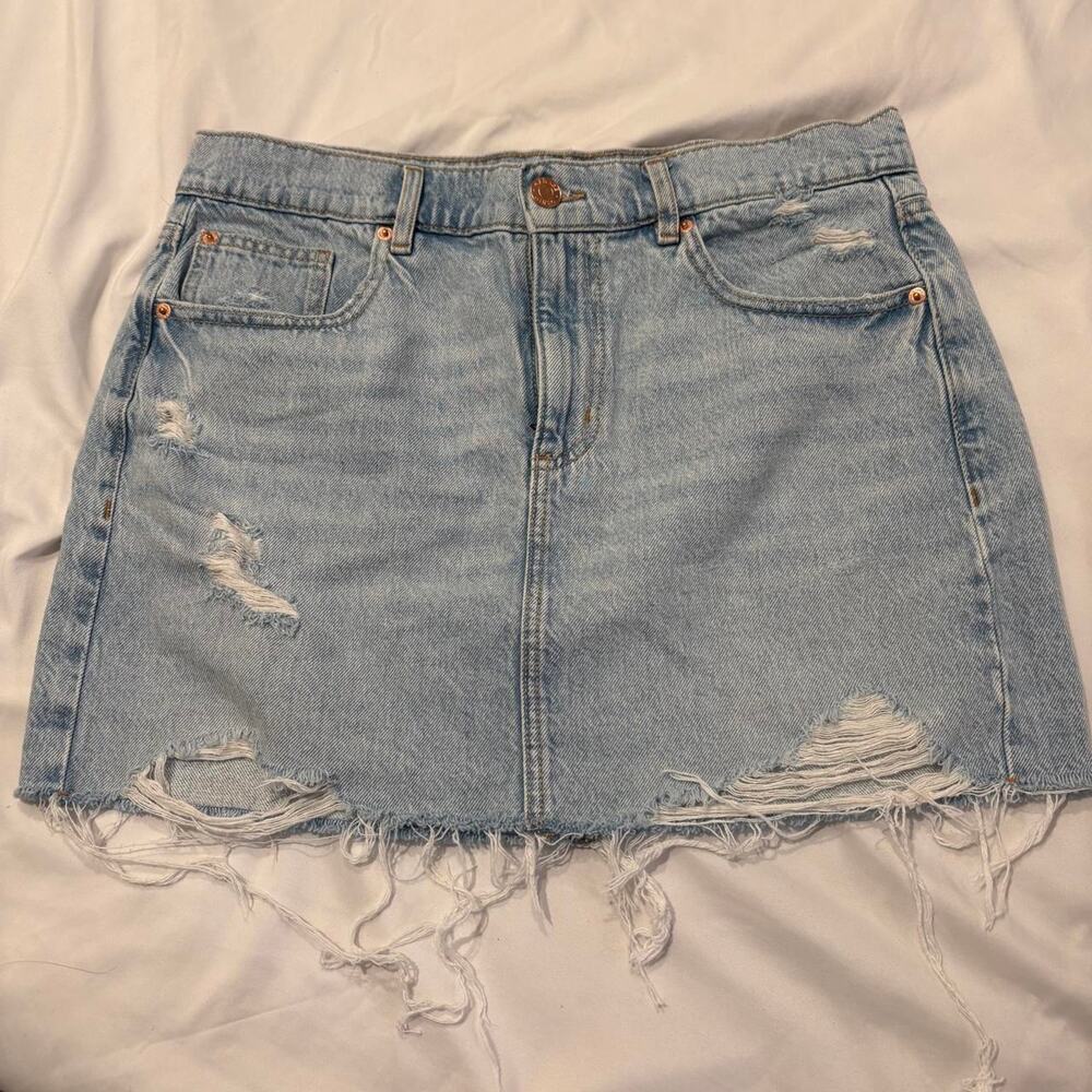 Garage Denim Skirt